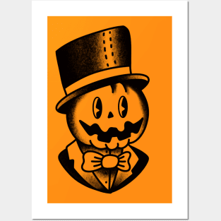 Gentlemen jackolantern Posters and Art